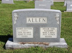 Nellie Ann <I>Allgood</I> Allen 