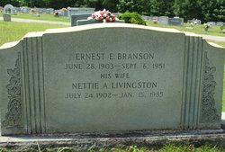Nettie A <I>Livingston</I> Branson 