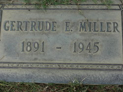 Gertrude Ethel <I>Cline</I> Zenor Miller 