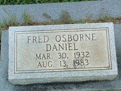 Fred Osborne Daniel 