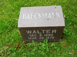 Walter F Baeckmann 