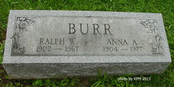 Anna A. <I>Sulc</I> Burr 