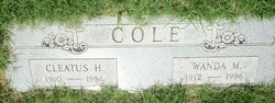 Cleatus H Cole 