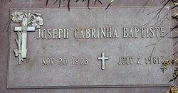 Joseph Cabrinha Baptiste 