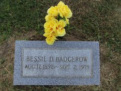 Bessie D <I>Smith</I> Badgerow 