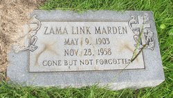 Zama Juanita <I>Link</I> Marden 