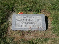 Sarah Melissa <I>Watkins</I> Wight 