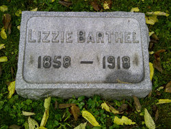 Elizabeth “Lizzie” <I>Dietz</I> Barthel 