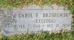 Carol Francis <I>Kellogg</I> Brzozowski 