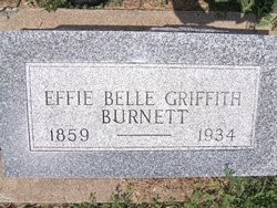 Effie Belledora <I>Griffith</I> Burnett 