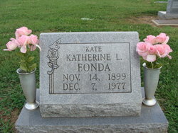 Katherine Louise “Kate” <I>Wuhrman</I> Fonda 