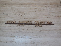 Olive <I>Shawgo</I> Crawford 
