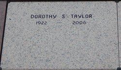 Dorothy Stella “Dot” <I>Cannon</I> Taylor 