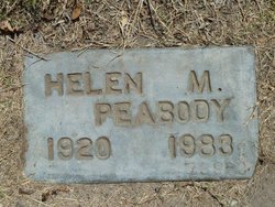 Helen M <I>Baxley</I> Peabody 