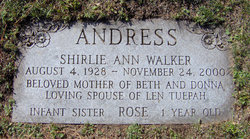 Shirlie Ann <I>Walker</I> Andress 