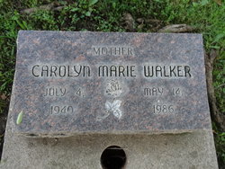 Carolyn Marie <I>Scott</I> Walker 