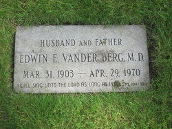 Dr Edwin E Vander Berg 