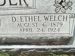 Daisy Ethel <I>Welch</I> Cavender 