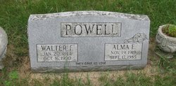 Alma Elizabeth <I>Clapp</I> Powell 