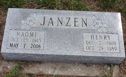 Henry C Janzen 