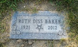 Ruth Marie <I>Diss</I> Baker 