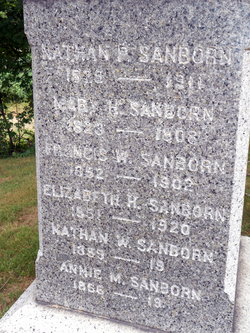 Elizabeth H. <I>Bateman</I> Sanborn 
