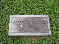 Bessie Naomi Cave 