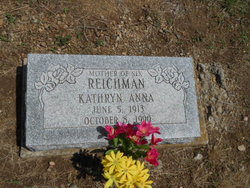 Kathryn Ann <I>Dove</I> Reichman 