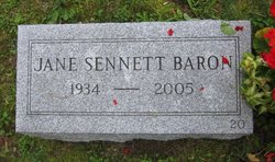 Jane <I>Sennett</I> Baron 