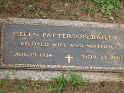 Helen <I>Patterson</I> Bailey 