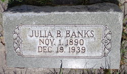 Julia Amelia <I>Burton</I> Banks 