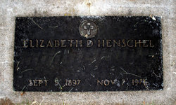 Elizabeth Dorothea <I>Heitman</I> Henschel 
