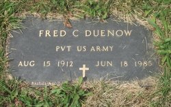 Private Fred C. Duenow 