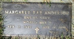 Margaret Rae Anderson 
