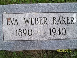 Eva <I>Weber</I> Baker 