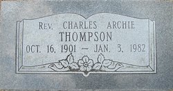 Rev Charles Archie Thompson 