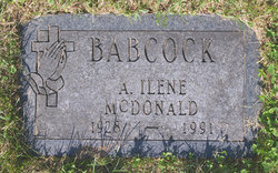 Anne Ilene <I>McDonald</I> Babcock 