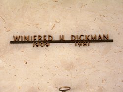Winifred H Dickman 
