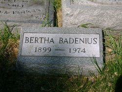 Bertha Marguerite <I>Davis</I> Badenius 