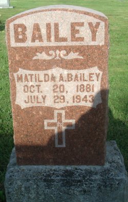 Matilda Agnes <I>Baugham</I> Bailey 