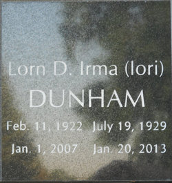 Irma <I>Iori</I> Dunham 