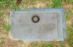 Lottie <I>Gillespie</I> Burton 