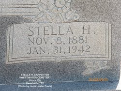 Stella H. <I>Giddens</I> Carpenter 