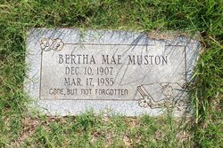 Bertha Mae <I>Neal</I> Muston 