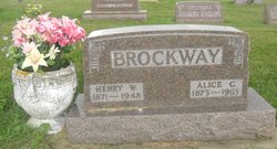 Alice C <I>Whipps</I> Brockway 