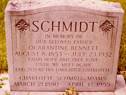 Quarantine Bennett Schmidt 