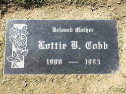 Lottie Beatrice <I>Baker</I> Cobb 
