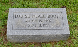 Louise Helen <I>Neale</I> Booth 