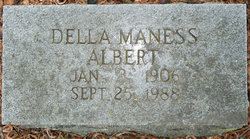 Della <I>Maness</I> Albert 