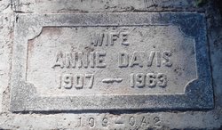 Annie <I>Richards</I> Davis 
